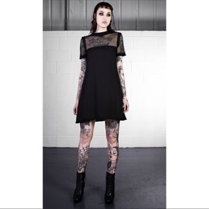 Disturbia “Veil” Fishnet Dress